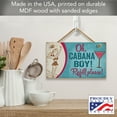 thumbnail image 6 of CounterArt "Oh Cabana Boy!" Hanging Wood Wall Sign, 6 of 7