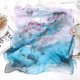 thumbnail image 3 of Colorful Print Silk Scarfs for Women Breathable Comfortable Scarves for Outdoor Activities, 3 of 4