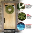 thumbnail image 3 of National Tree Company 24 Inch Artificial Pre Lit Spruce Holiday Wreath, 3 of 3