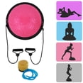 thumbnail image 6 of Rupoun 18" Explosion‑Proof Half Ball Trainer – Pink, Anti‑Slip Base, Multi‑Purpose Balance & Strength Exercise Equipment, 6 of 10