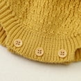 thumbnail image 6 of Baby Bodysuit Cute Newborn Girl Outfits Clothes Tops Fashion Summer Toddler Infant Strap Jumpsuit Solid Knitted Kids Onesie 0-2Y, 6 of 6