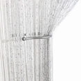 thumbnail image 2 of PULLIMORE 1x2M Door String Curtain Drops Beads Wall Panel Fringe Window Room Divider Strip Tassel for Wedding Home Decoration "White", 2 of 5
