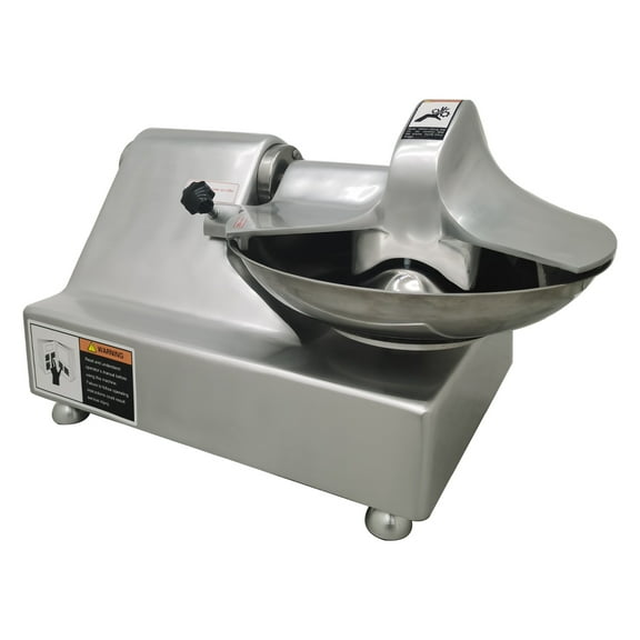 Automatic High Speed Chopping Machine Meat Mincer Chopper Food Processor Cutter 5.5L