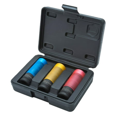 

GearWrench 84946 3 Piece Metric High-strength Wheel Protector Impact Socket Set