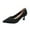 Black, variant on Wensltd Womens Heel Shoes Solid Color Pointed Toe Trendy Party Wedding High Heels Shallow Mouth