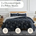 thumbnail image 2 of Botanical Leaves Reversible Quilt Set by SouthShore Fine Linens, 2 of 9