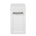 thumbnail image 6 of Modern Wall-Mounted Bathroom Vanity with Washbasin | Palm Beach White High Gloss Collection | Non-Toxic Fire-Resistant MDF-80" (40+40)-Simple Collection 32", 6 of 6