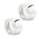 thumbnail image 3 of par de cubiertas embellecedoras para faros delanteros con lentes LED, 12V, 5W, luz brillante, resistentes a altas temperaturas, aptas para faros bixenón de 3 pulgadas, luz blanca, 3 of 5