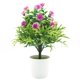 thumbnail image 4 of Flor artificial en maceta, simulación de planta en maceta, decoración para el hogar y la Oficina (naranja), 4 of 7