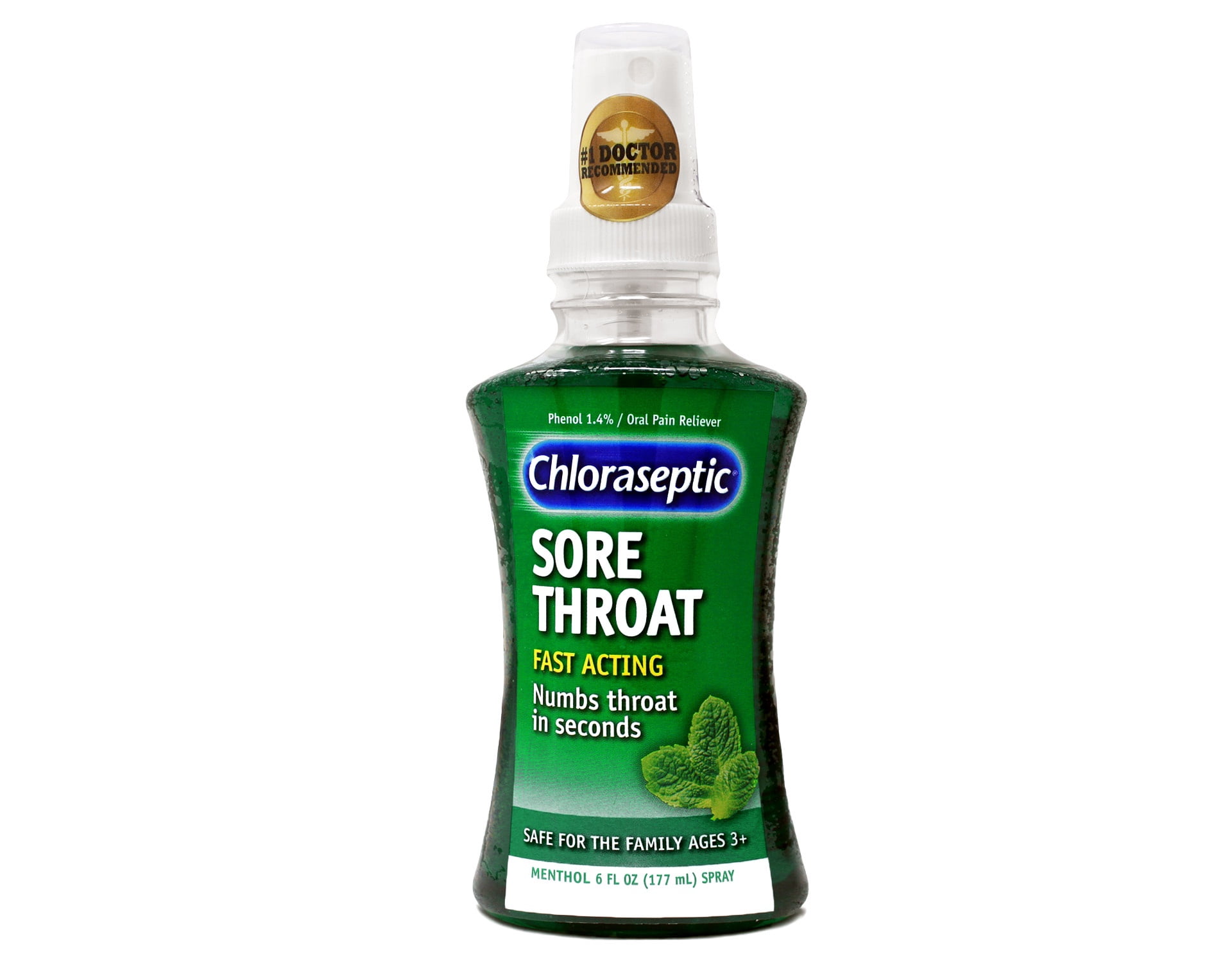 Chloraseptic Sore Throat Real Relief Spray, Sugar Free Menthol