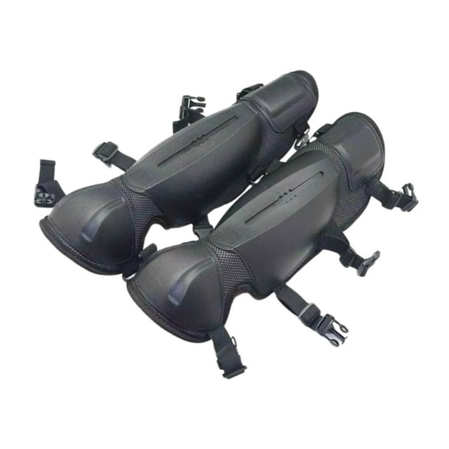 2 rodilleras de jardinería, polainas para recortadora, espinilleras resistentes para cortar césped y ciclismo de montaña.