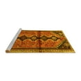 thumbnail image 2 of Ahgly Company Machine Washable Indoor Rectangle Persian Yellow Traditional Area Rugs, 2' x 3', 2 of 4