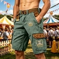 thumbnail image 2 of Mens Casual Pants Casual Cargo Pants with Multiple Pockets Blend Straight Leg Trousers, 2 of 4