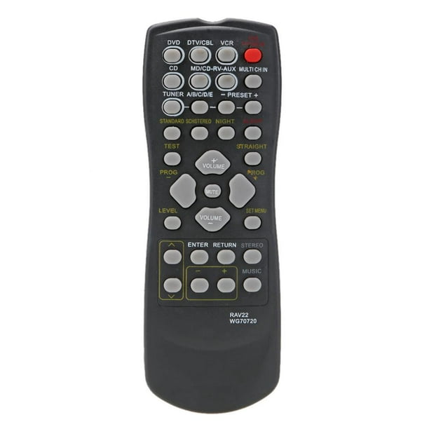 Sywqhk Reemplazo de control remoto RAV22 para YAMAHA CD DVD RX-V350 RX-V357 RX-V359