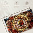 thumbnail image 6 of Elephant Stock Church Window Wall Art - Horizontal Multi Panel Canvas - Living Room Wall Decor - Religion And Spirituality Multi Panel - Yellow And Red Decor - 50" x 32", 6 of 8
