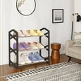 thumbnail image 1 of Zapatero, organizador de zapateros, zapatero de cuatro niveles, uso diario, dormitorio, armario, entrada, dormitorio, zapatero de plástico, 1 of 6