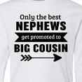 thumbnail image 4 of Inktastic Only the Best Nephews Get Promoted to Big Cousin Long Sleeve Youth T-Shirt, 4 of 5