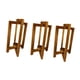 thumbnail image 5 of Portavelas,Soportes integrados para centros de mesa de farolillos de boda,Centros de mesa para bodas: faroles de madera para velas,Farol decorativo de estilo rústico para bodas,Faroles 3 piezas, 5 of 9