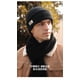 thumbnail image 4 of Gorro de punto para hombre, gorro exterior de algodón puro, gorro de lana cálido y grueso, mascarilla multiusos, 4 of 4