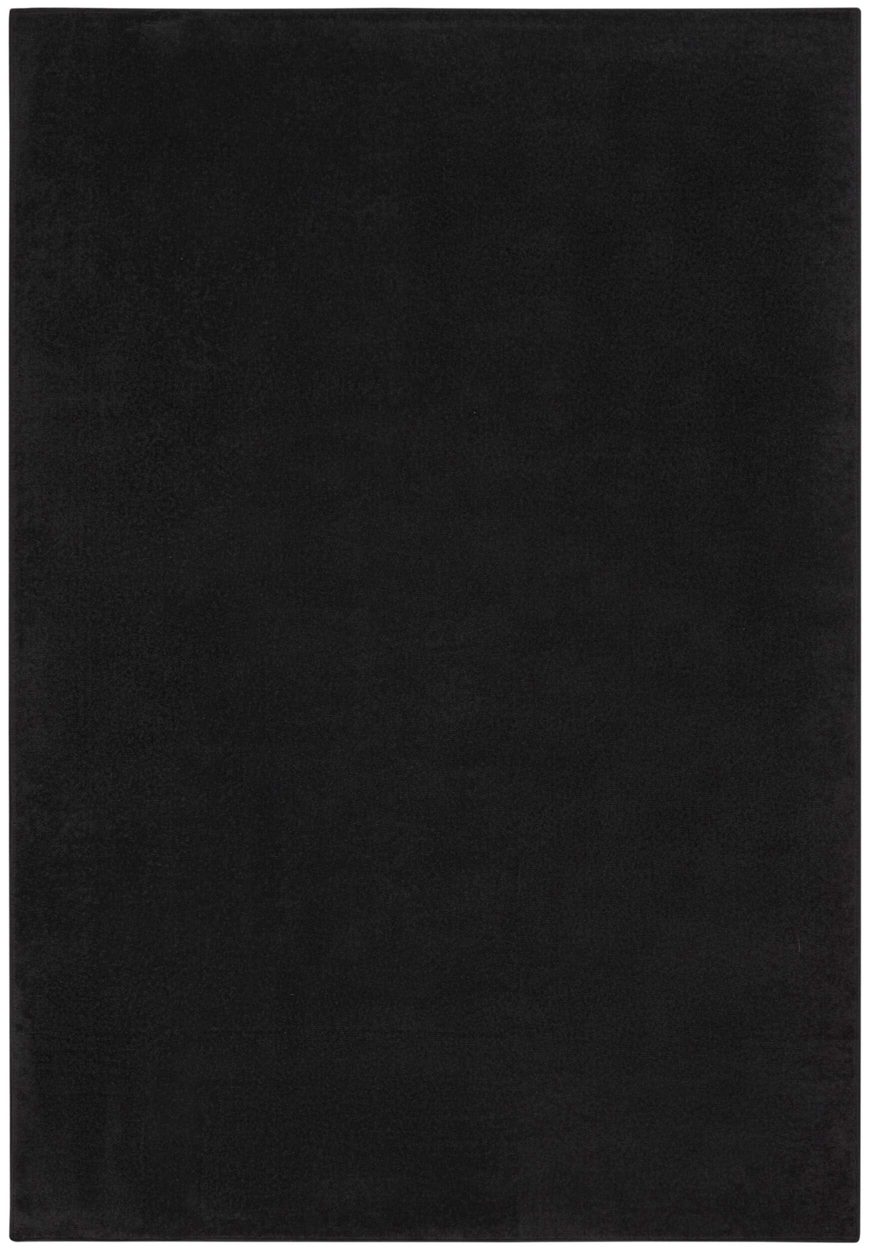 HomeRoots 479441 5 x 7 ft. Black Non Skid Indoor & Outdoor Rectangle Area Rug