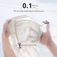 thumbnail image 3 of Ropa interior de verano de pecho grande y pequeño para mujer, sujetador fino sin aro de acero de talla grande, sujetador retráctil de copa completa, 3 of 6