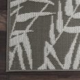 thumbnail image 5 of Nourison Calabas Indoor/Outdoor Modern Botanical Ivory/Grey 4'3" x 6'3" Area Rug, (4' x 6'), 5 of 10