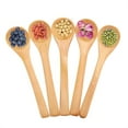 thumbnail image 3 of NFTIGB 30pcs Mini Natural Wooden Children Spoons Kitchen Condiment Tool Salt Spoons (4.9 inches / 12.5 cm), 3 of 3