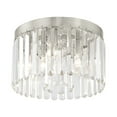 thumbnail image 6 of Livex Lighting Ashton Ceiling Mount in Brushed Nickel, 6 of 9