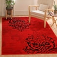 thumbnail image 5 of SAFAVIEH Adirondack Hortense Floral Area Rug, Red/Black, 6' x 9', 5 of 16