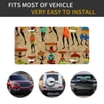 thumbnail image 5 of Easygdp Dancing African Women License Plate Car Front License Plate Car Decoration Car Accessories Front Tag Plate Standard Size, 5 of 8