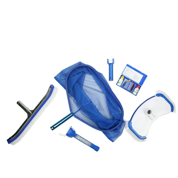 5Pieces Blue Deluxe Swimming Pool Cleaning and Testing Kit 19