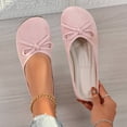 thumbnail image 2 of Wensltd Women Shoes Summer Closed Toe Shoes Retro Style Flat Comfort Shoes for Dress Wear and Casual Outings Pink, 2 of 8