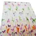 thumbnail image 2 of 2 Pcs de Rideaux Papillons Imprimés Rose Vif Polyester (2X Rideaux), 2 of 6
