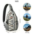 thumbnail image 3 of Bohemian Style Sling Bag Colorful Anti-Theft Shoulder Backpack for Women Artistic & Comfortable, 3 of 5
