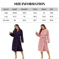 thumbnail image 7 of AMITOFO Plush Robes for Women – Soft Warm Fleece Bathrobe Elegant Comfort & Warmth for the Cold Seasons, 7 of 7