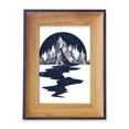 thumbnail image 1 of Iceberg Stream estrellas Art patron Marco de imagen marco de escritorio, 1 of 4