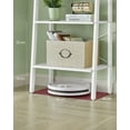thumbnail image 5 of 4-Tier Ladder Shelf, Storage Rack for Home Garden, Large Capacity Bookcase, White, 5 of 7
