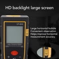 thumbnail image 2 of Professional Handheld LCD Distance Meter with Backlit Screen - 0.05-60m Range, ±1mm Accuracy, Automatic Calibration, 20 Data Storage Sets - Ideal for Construction, Engineering, Landscaping, and DIY, 2 of 6