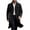 Black, variant on Men Long Overcoat Lapel Collar Button Front Oversized Jacket with Pocket,Warm Windproof Fall Winter Daily Casual Comfy Wear,Red,XL