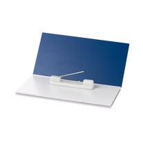 1" X 3" Name Tag / Badge Blanks with Pin - 10 Pack (Blue)