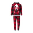 thumbnail image 5 of Holiday Family Pajamas Matching Sets Christmas PJs with Mama Bear Printed Romper Plaid Pants Sleepwear, 5 of 10