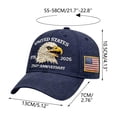 thumbnail image 3 of 250 Year American Anniversary Hat, Official USA 250th Anniversary Merchandise Baseball Cap with Flag, Patriotic Gift for 1776-2026, 3 of 9