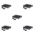 thumbnail image 1 of Destyer Clothes Clip Set Fashionable Appearance And Strong Load-bearing Capacity Plastic Clothes Hangers Clips Clothes Pegs black 5Set, 1 of 6