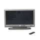 thumbnail image 1 of EeaseMX Mini casa de juguete con accesorios para televisión de pantalla ancha en miniatura, muebles de juego de simulación (gris), 1 of 7