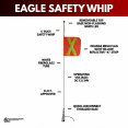 thumbnail image 3 of Eagle Manufacturing 5' Safety Whip - White Fiberglass (Quick-Disconnect / White LED), 3 of 5