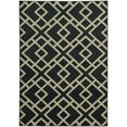 thumbnail image 1 of Oriental Weavers Ella 3685H Navy/Beige Geometric Rectangle Indoor Area Rug, 1 of 3