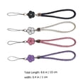thumbnail image 2 of GOOHOCHY 4 cordones trenzados para teléfono móvil, cuerdas trenzadas para llavero, cuerdas para teléfono., 2 of 7