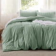 thumbnail image 1 of Housse de Couette Tuftée Grand - Housse de Couette Shabby Chic, 3 Pcs Taille Toutes Saisons Boho, 1 of 7