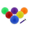 Get Out!â„¢ 8.5â€ Inch Rubber Playground Four Square Balls 6-Pack with Hand Pump