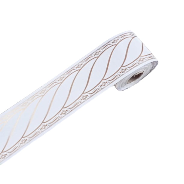 Naiovety El PVC adorna con facilidad los bordes autoadhesivos del papel pintado para cualquier habitación, transpirable y duradero durante Decoración del hogar Como se muestra 5014